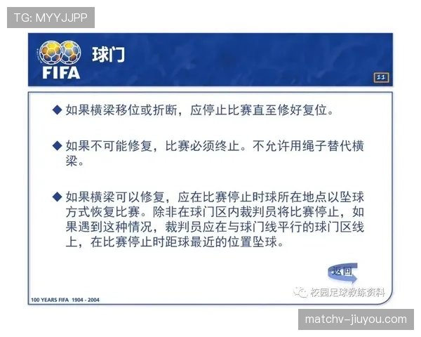 足球规则中球门尺寸的标准规定及影响比赛判罚的关键因素